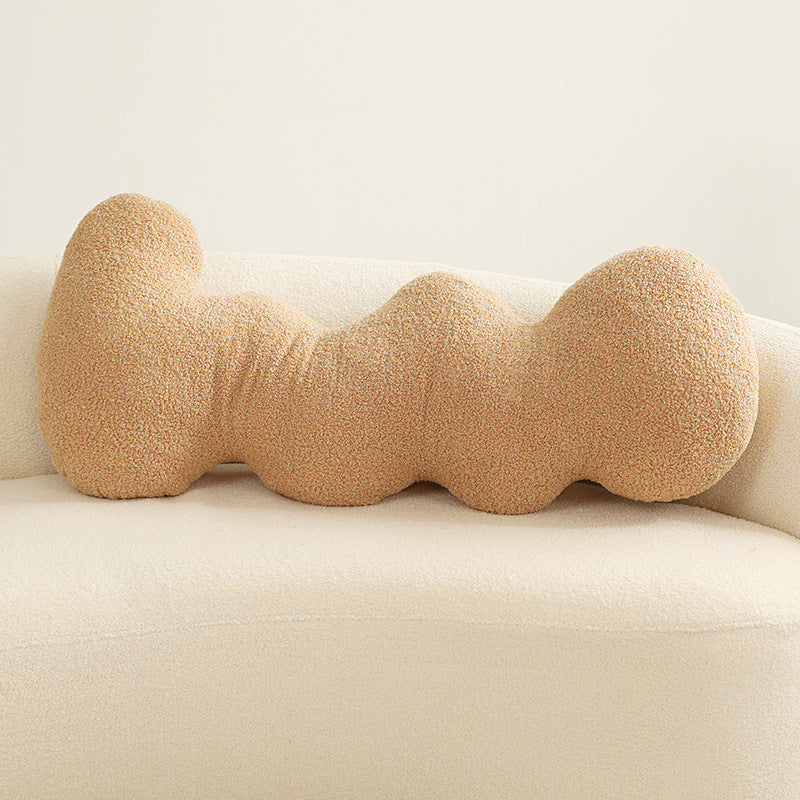 Cojín decorativo de peluche teddy para sofá - 8