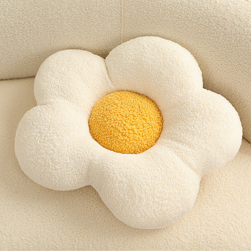 Cojín decorativo de peluche teddy para sofá
