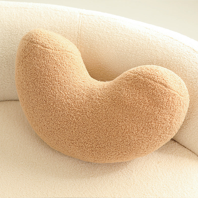 Cojín decorativo de peluche teddy para sofá