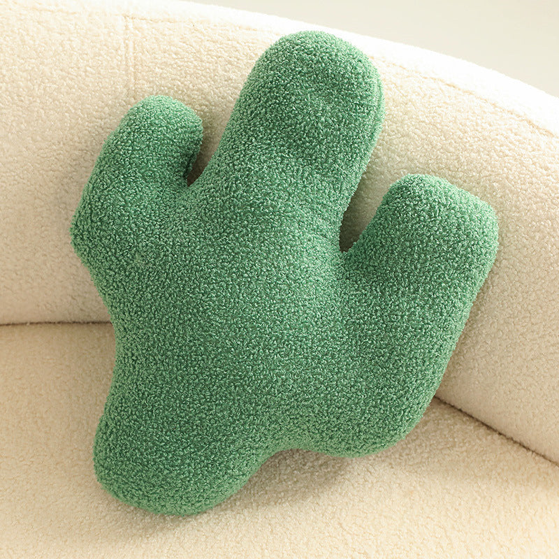 Cojín decorativo de peluche teddy para sofá