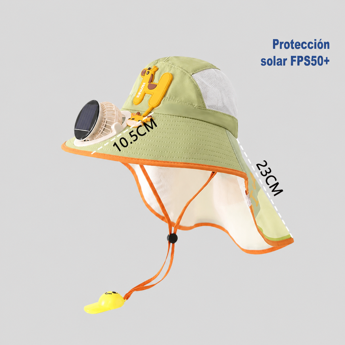 Gorra Solar con Ventilador para Niños - 2