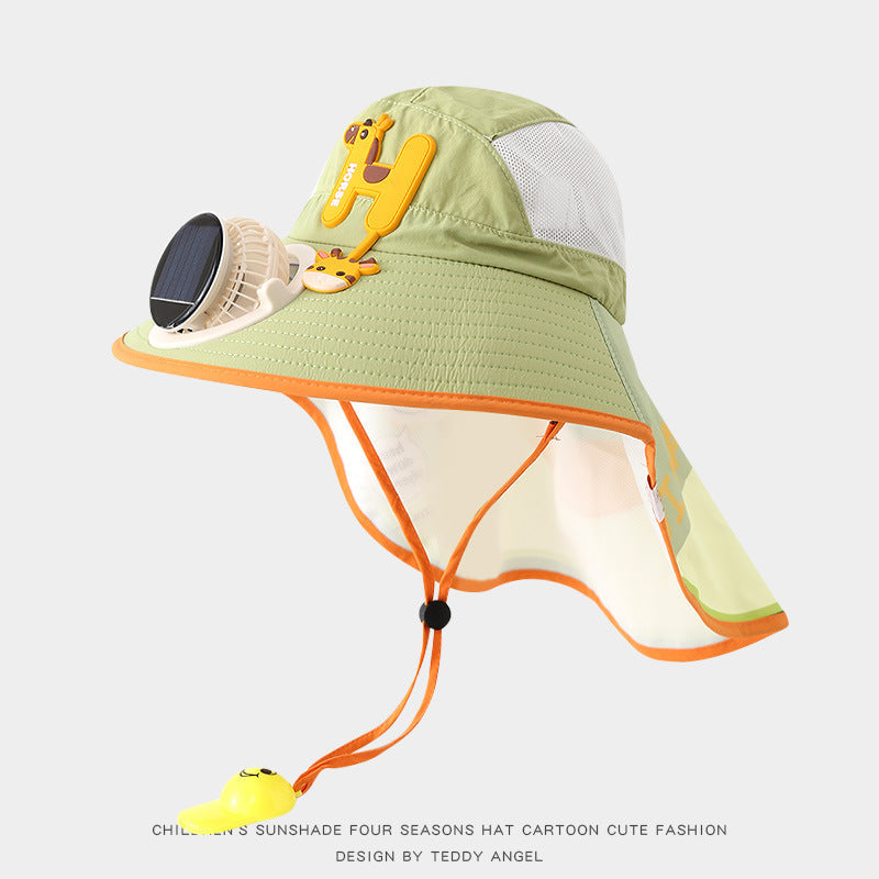 Gorra Solar con Ventilador para Niños