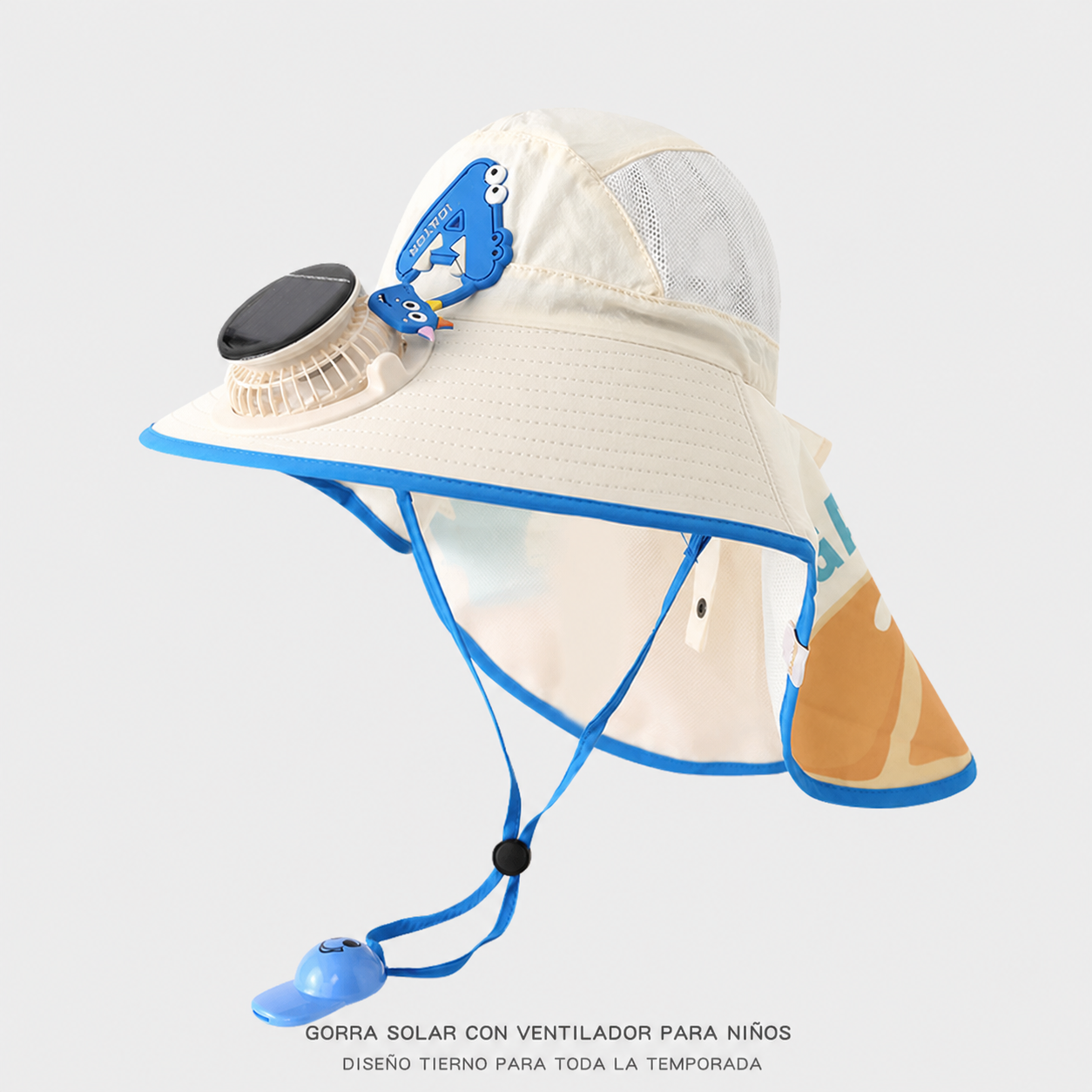 Gorra Solar con Ventilador para Niños