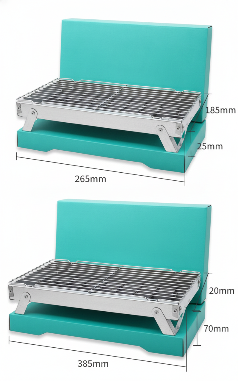 Asador Portátil Desechable para Camping y Jardín - 11