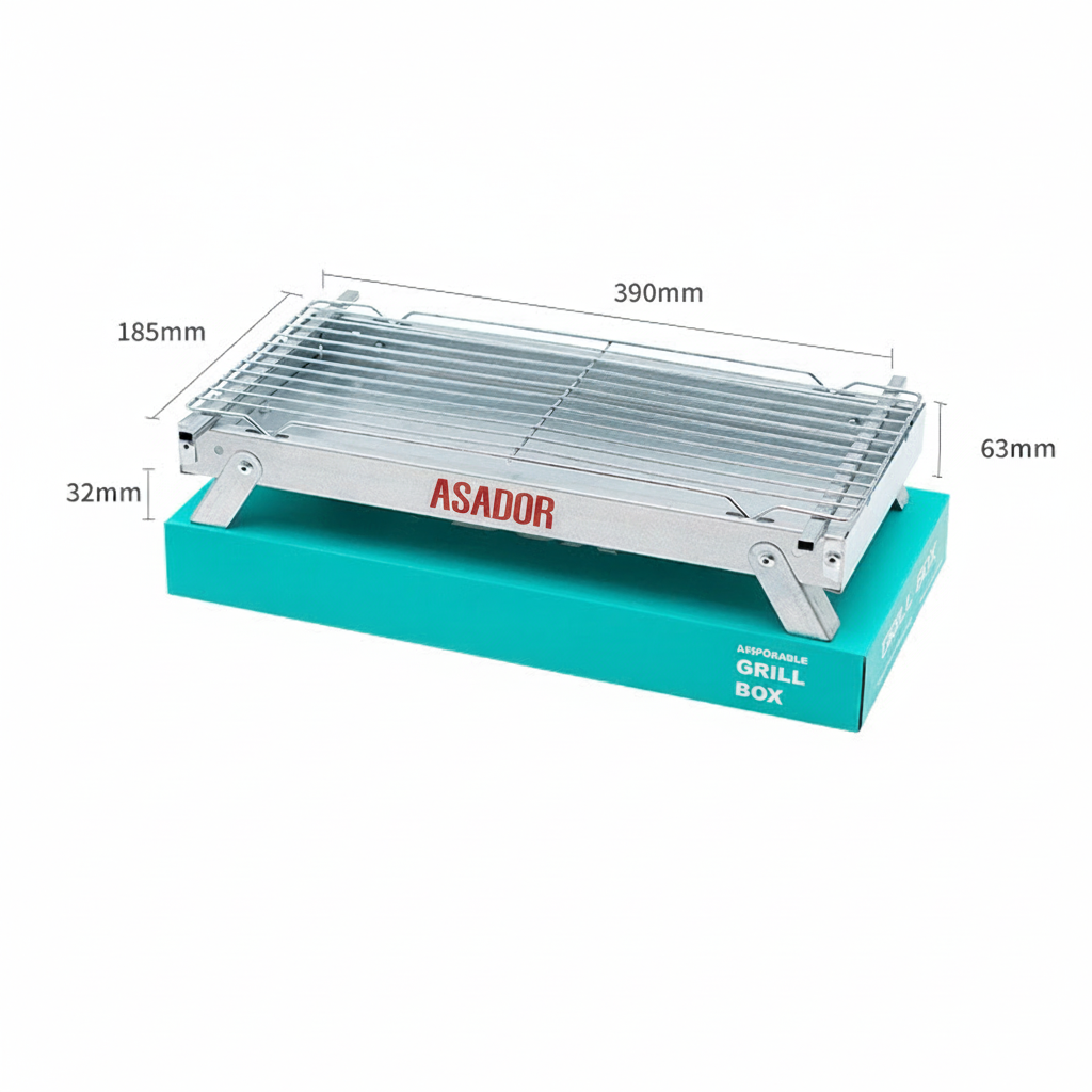 Asador Portátil Desechable para Camping y Jardín - 5