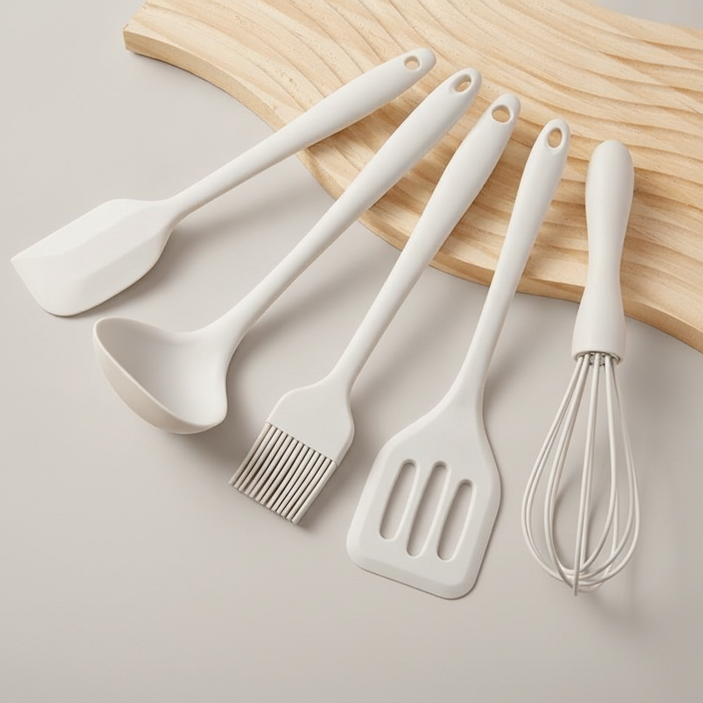Utensilios de Cocina de Silicona Antiadherente - 1