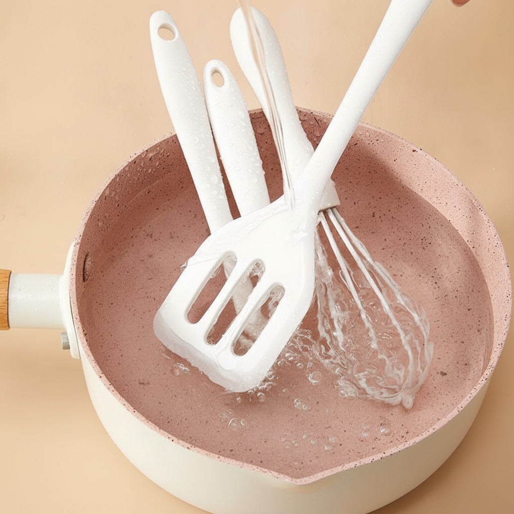 Utensilios de Cocina de Silicona Antiadherente - 7