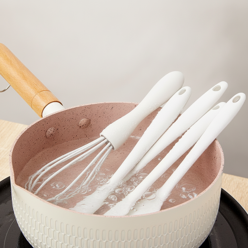 Utensilios de Cocina de Silicona Antiadherente - 8