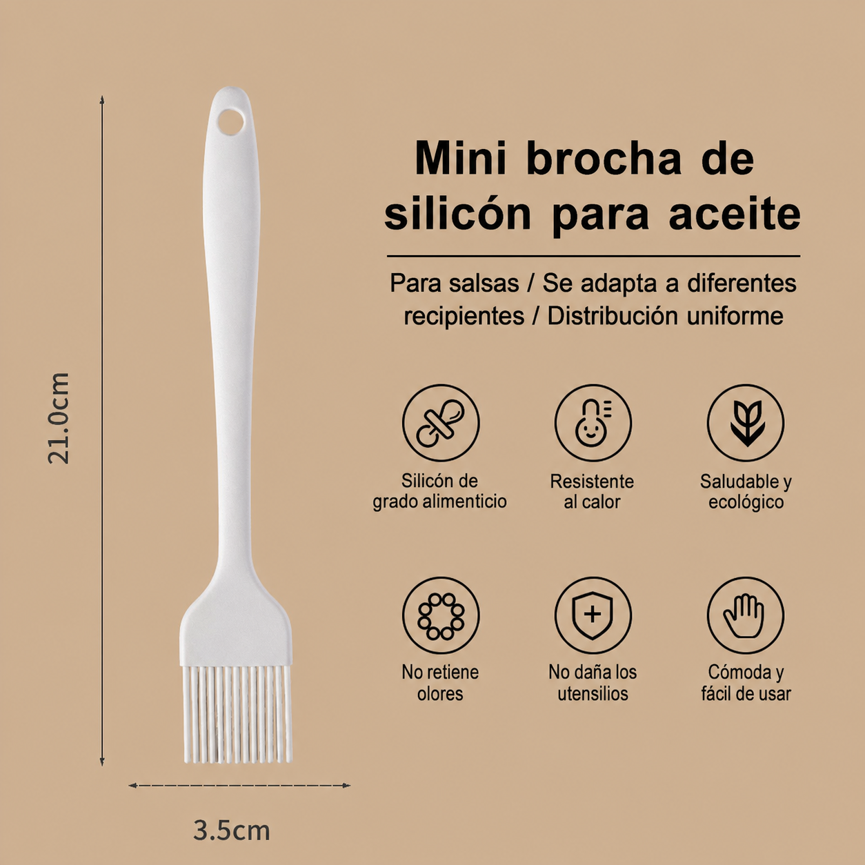Utensilios de Cocina de Silicona Antiadherente