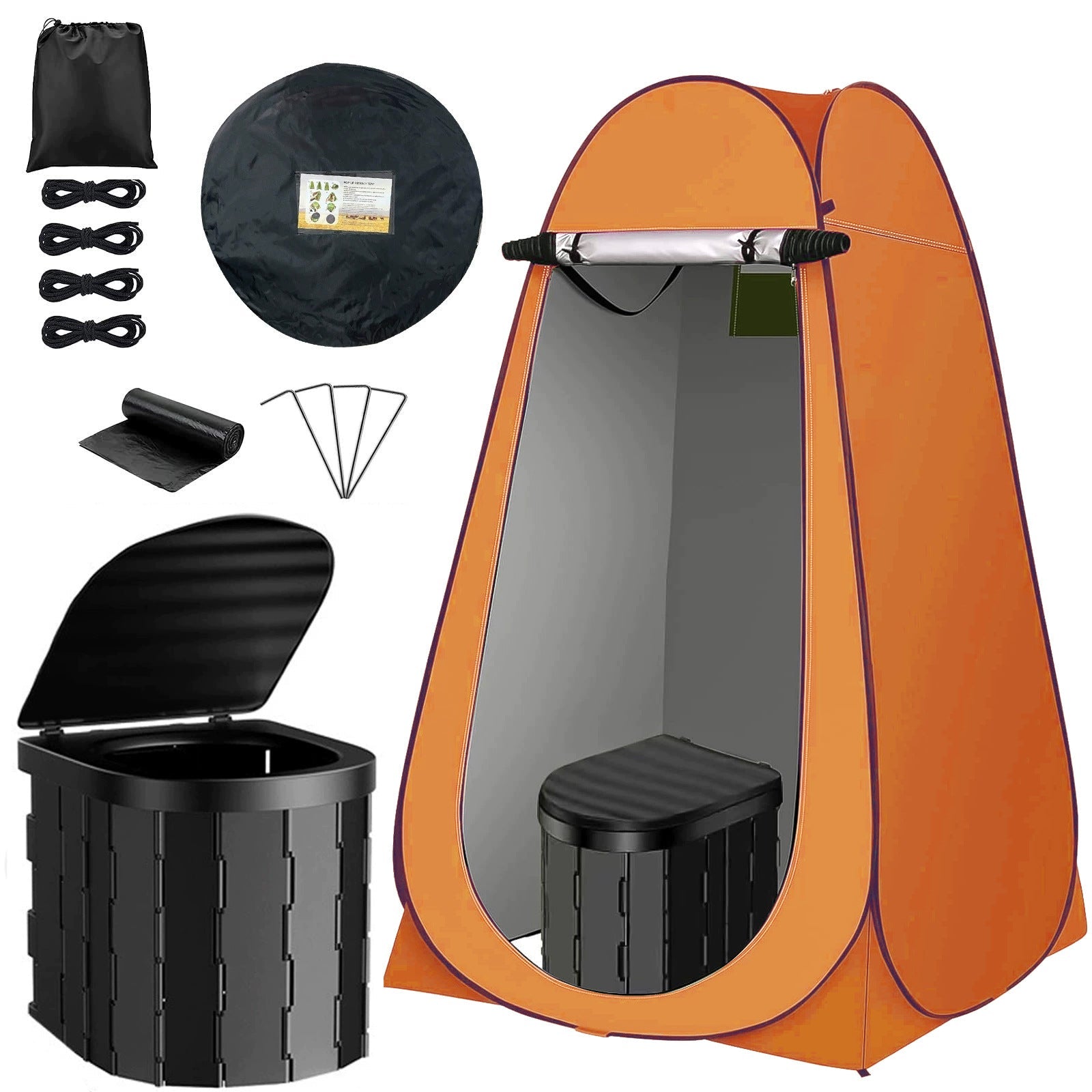 Carpa Portátil de Ducha y Baño para Camping