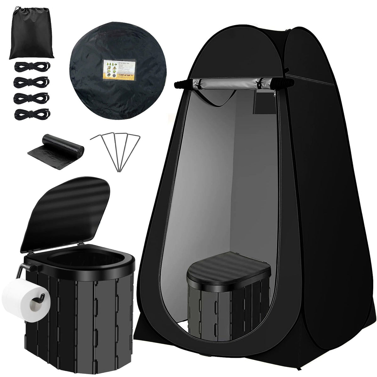 Carpa Portátil de Ducha y Baño para Camping