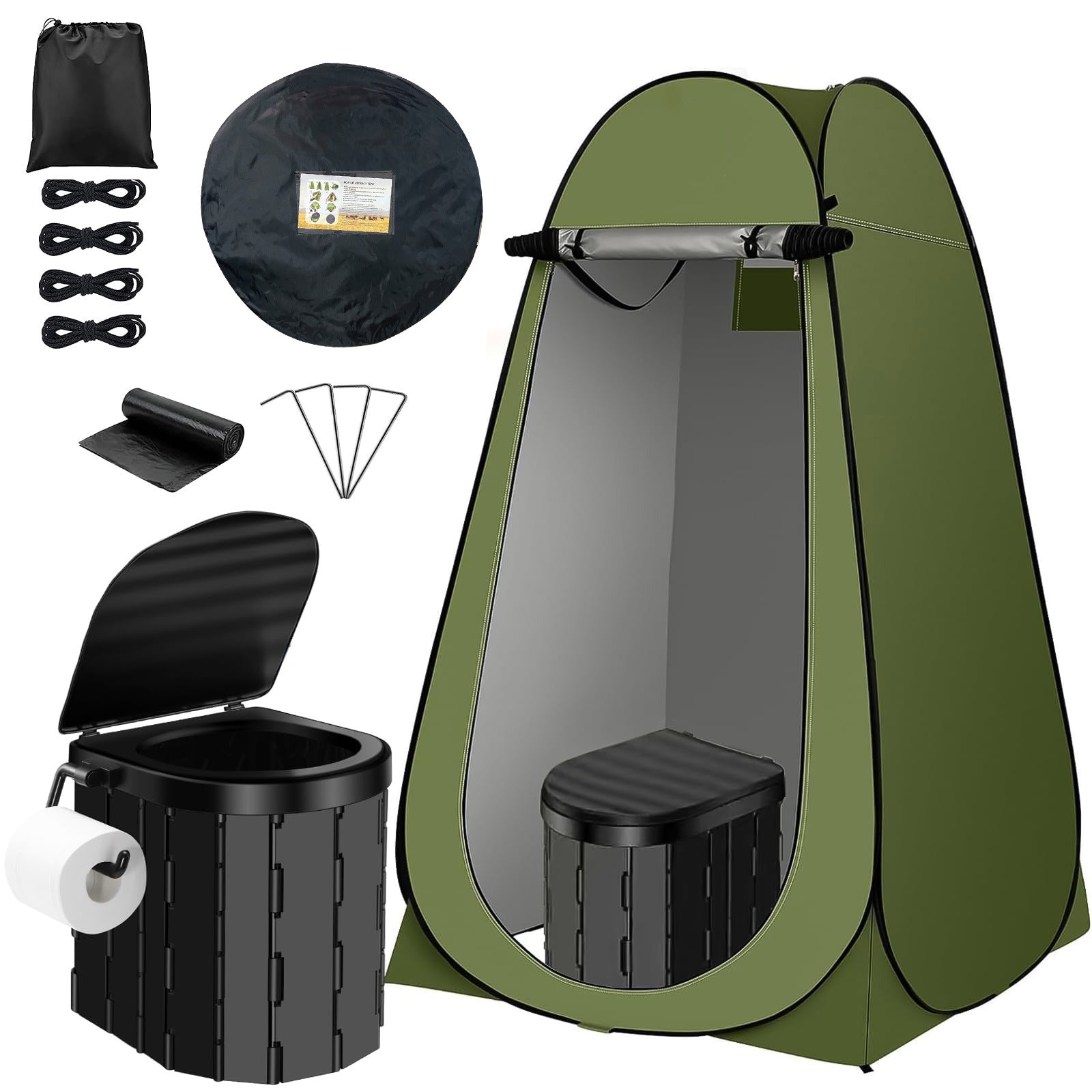 Carpa Portátil de Ducha y Baño para Camping