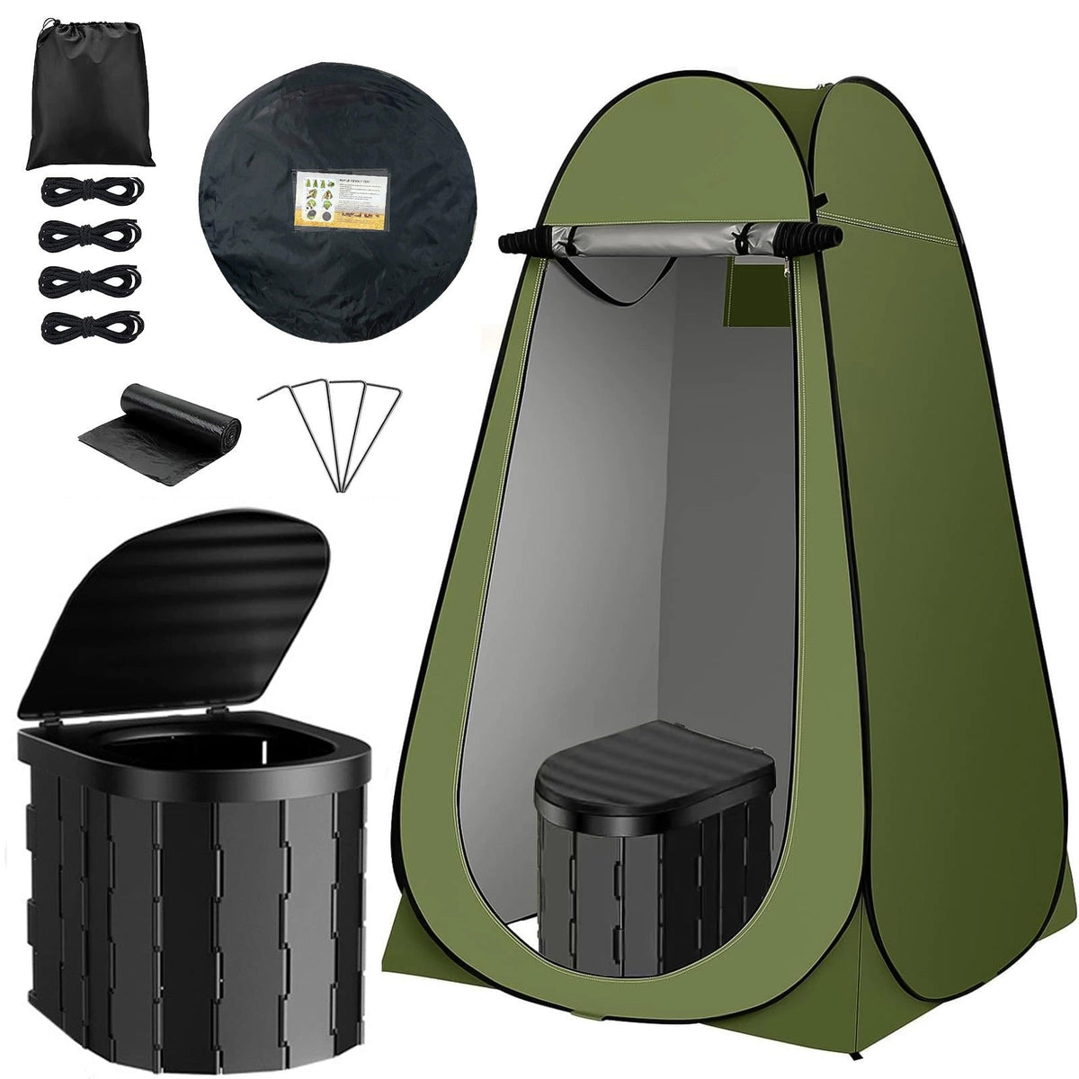 Carpa Portátil de Ducha y Baño para Camping