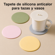Tapete de silicona anticalor para tazas y vasos - 1