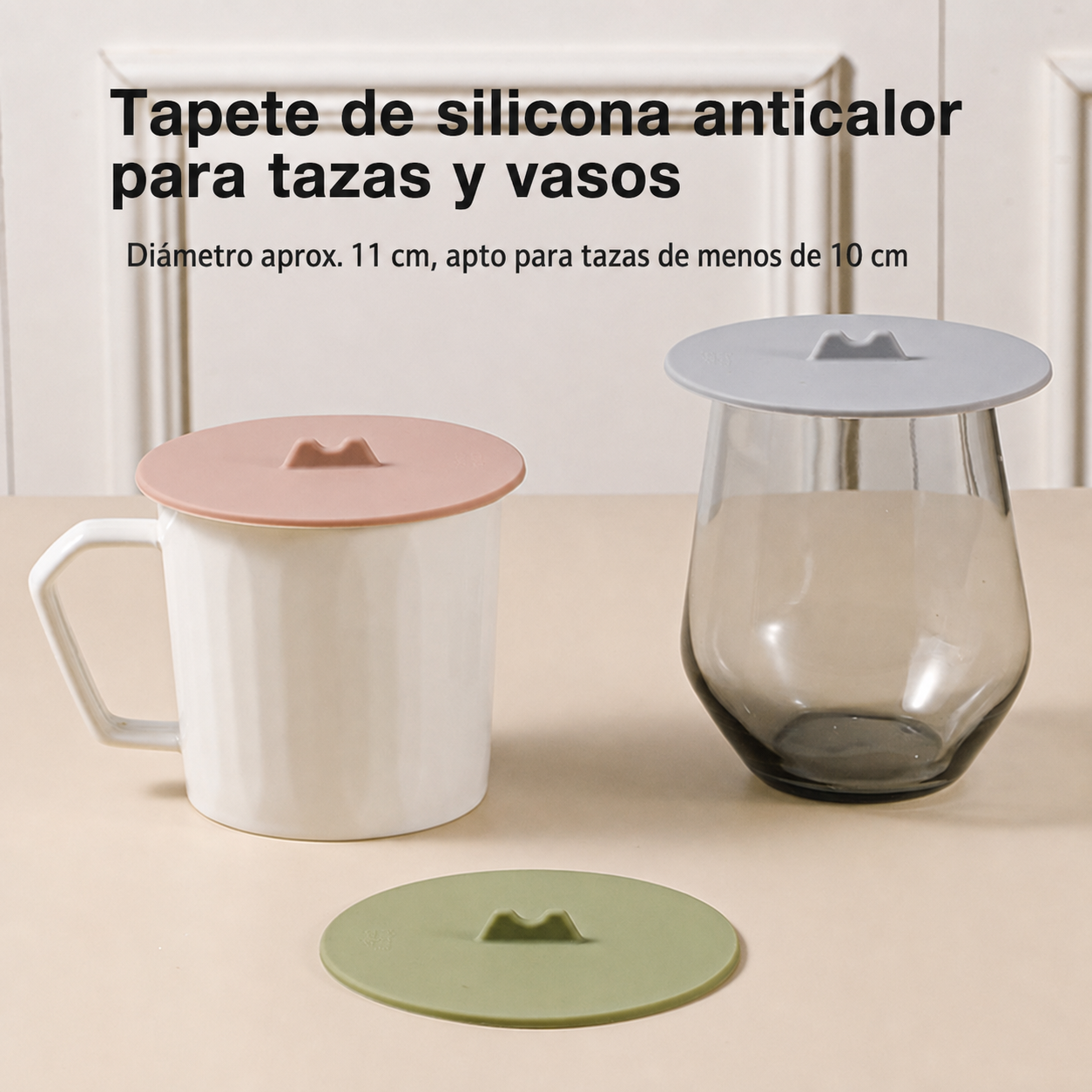 Tapete de silicona anticalor para tazas y vasos - 2
