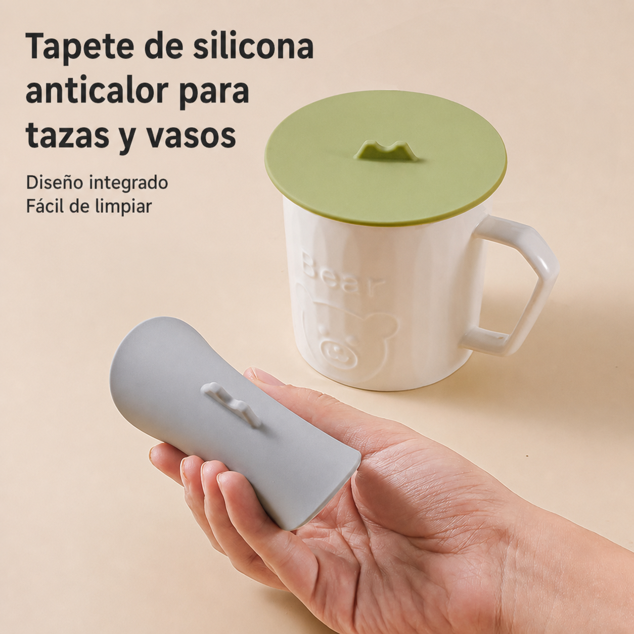 Tapete de silicona anticalor para tazas y vasos - 4