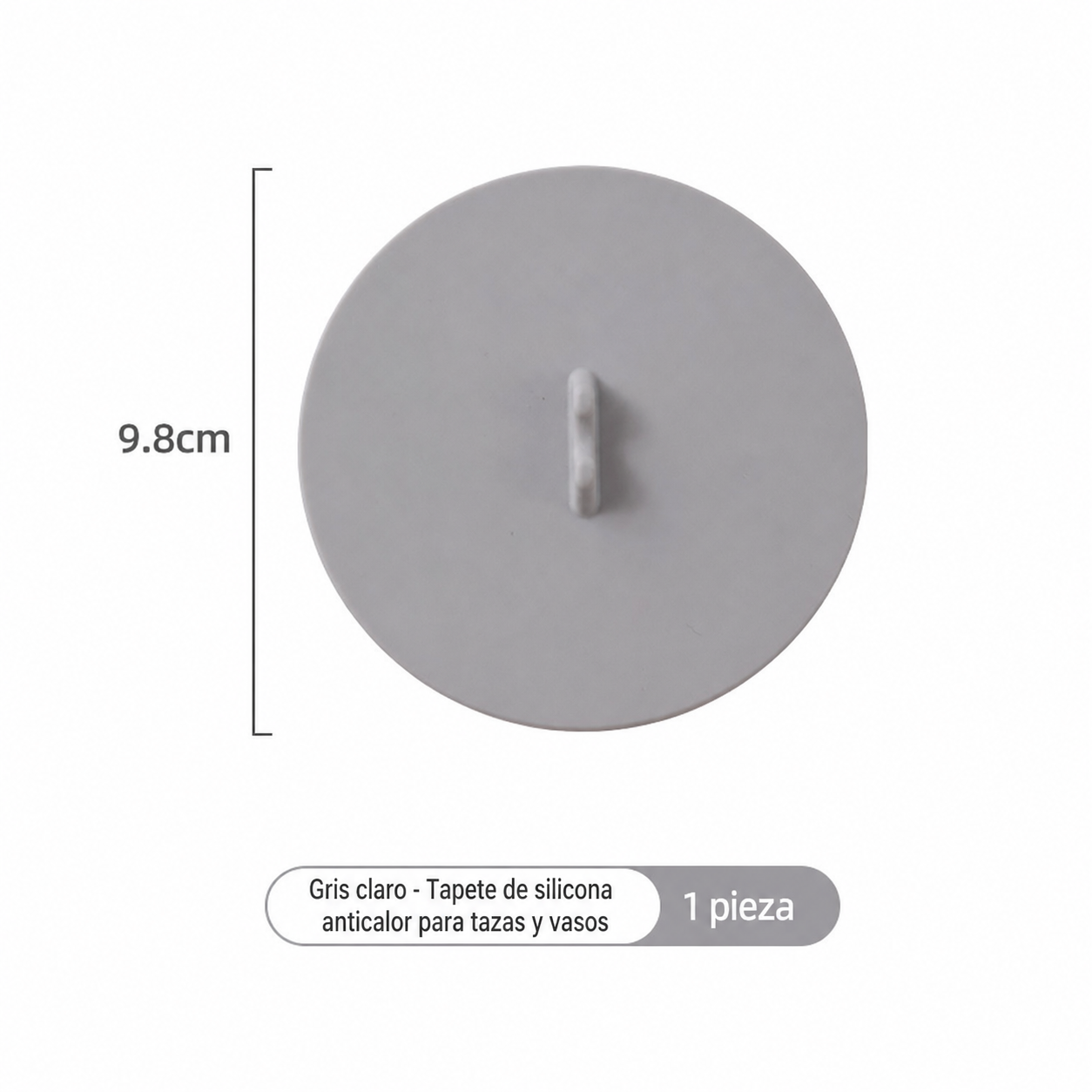 Tapete de silicona anticalor para tazas y vasos
