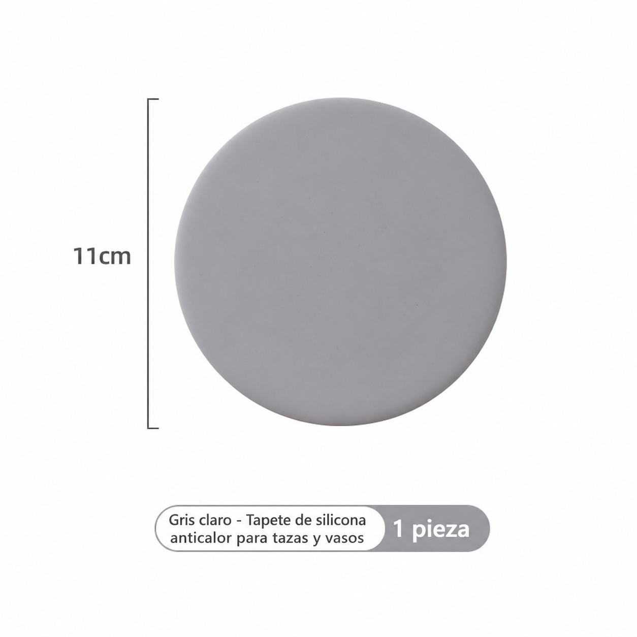 Tapete de silicona anticalor para tazas y vasos