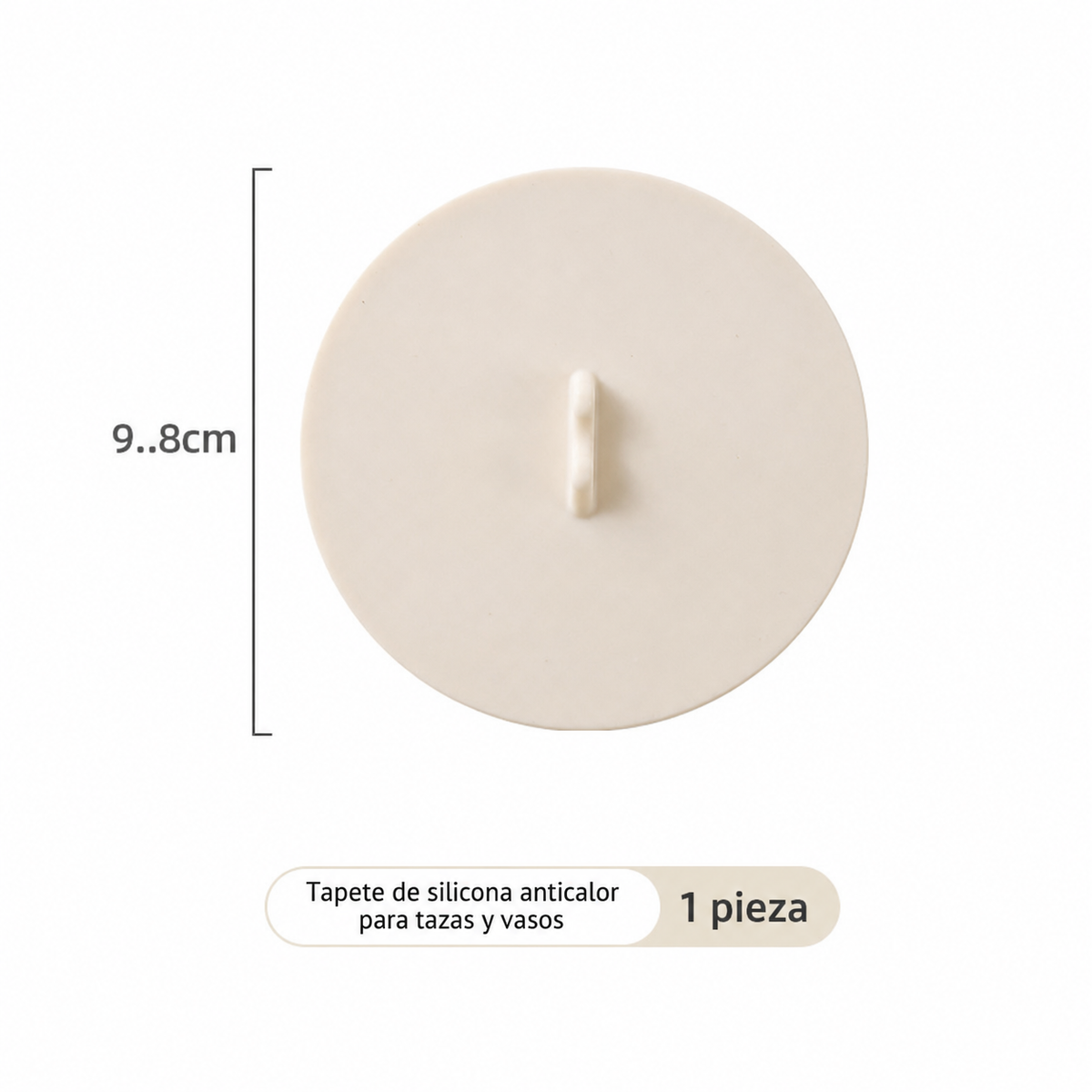Tapete de silicona anticalor para tazas y vasos