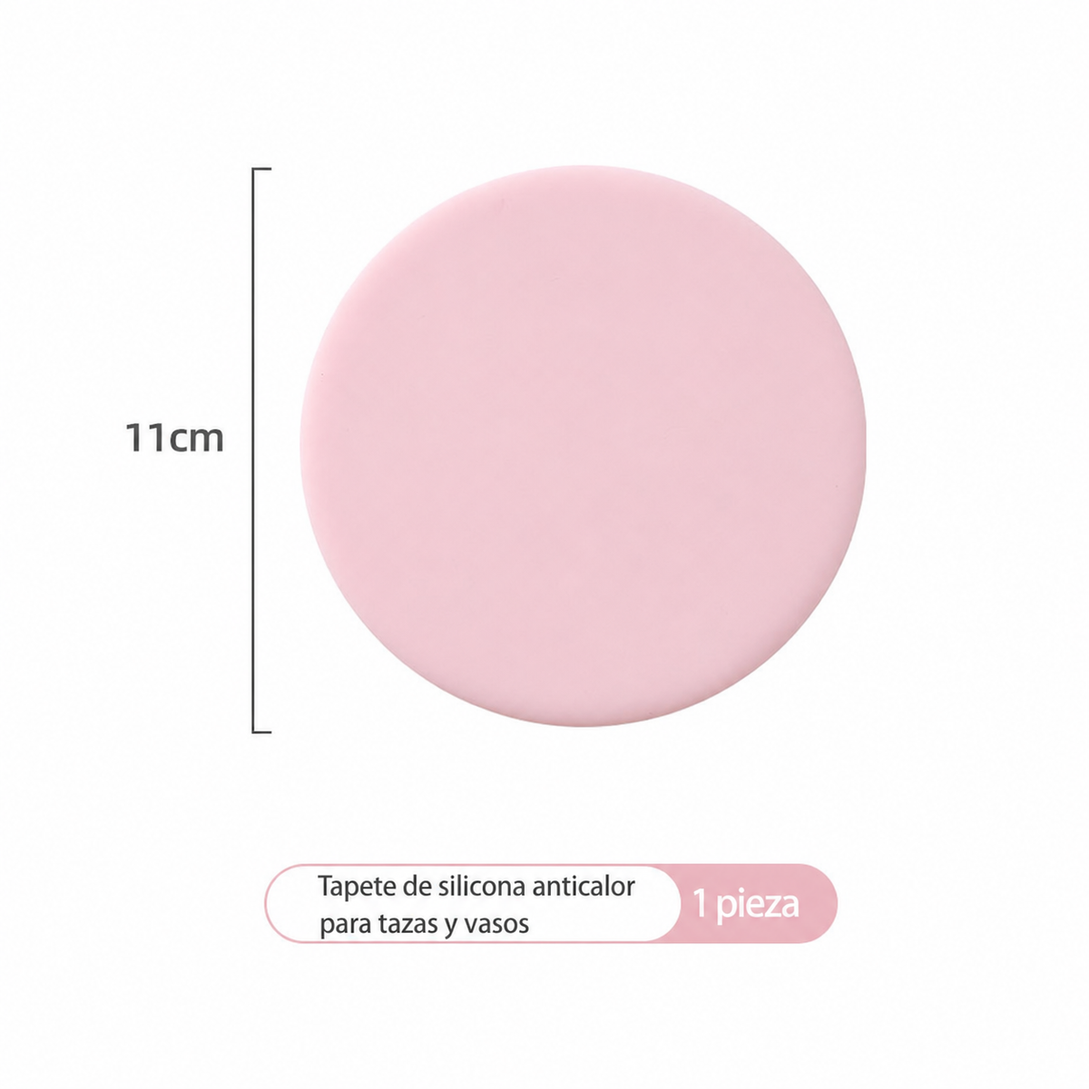 Tapete de silicona anticalor para tazas y vasos