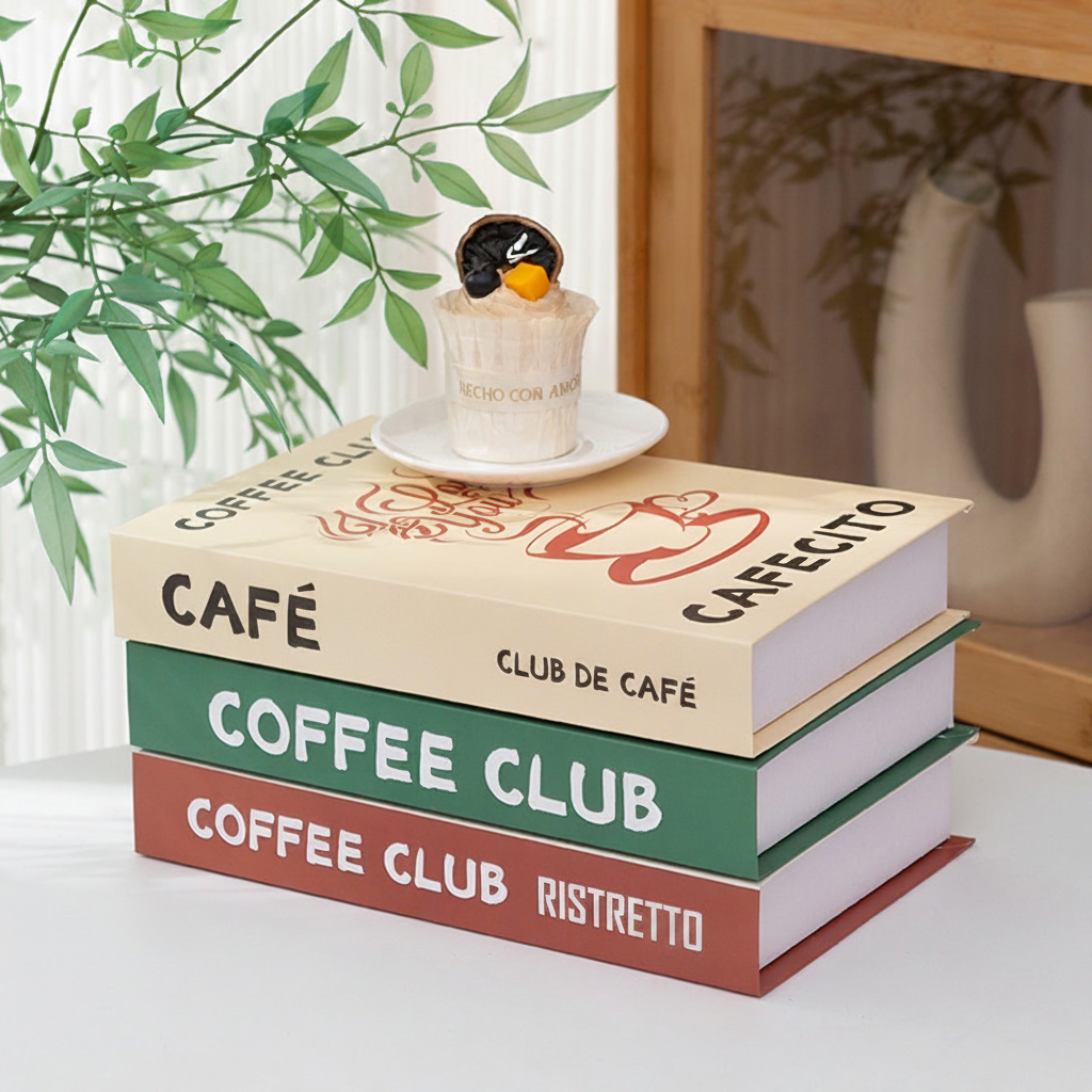 Libro decorativo plegable para mesa y estantería - 2