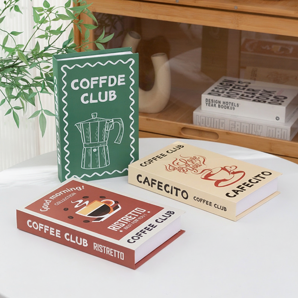 Libro decorativo plegable para mesa y estantería - 3