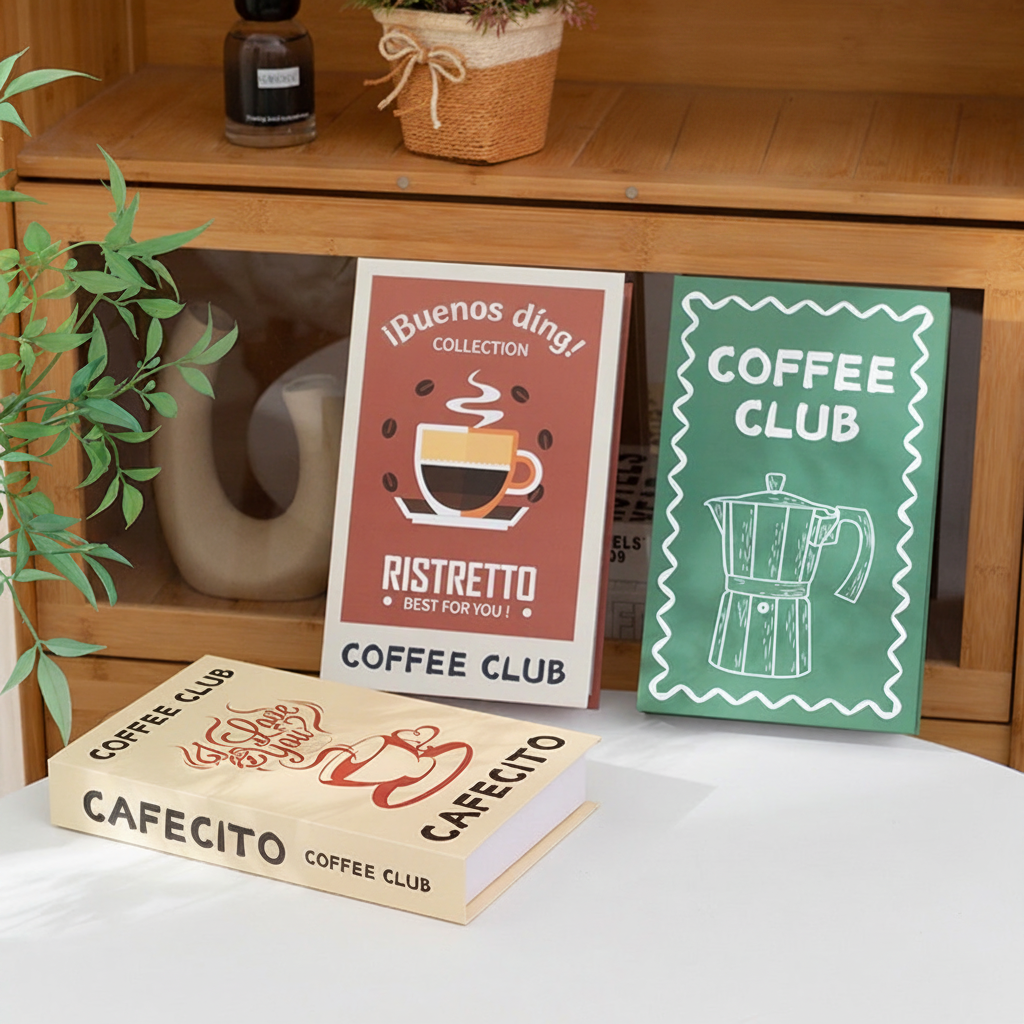 Libro decorativo plegable para mesa y estantería - 4