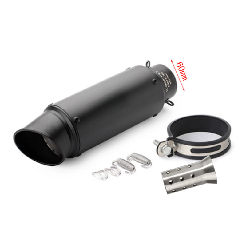 Escape deportivo universal para moto acero inoxidable