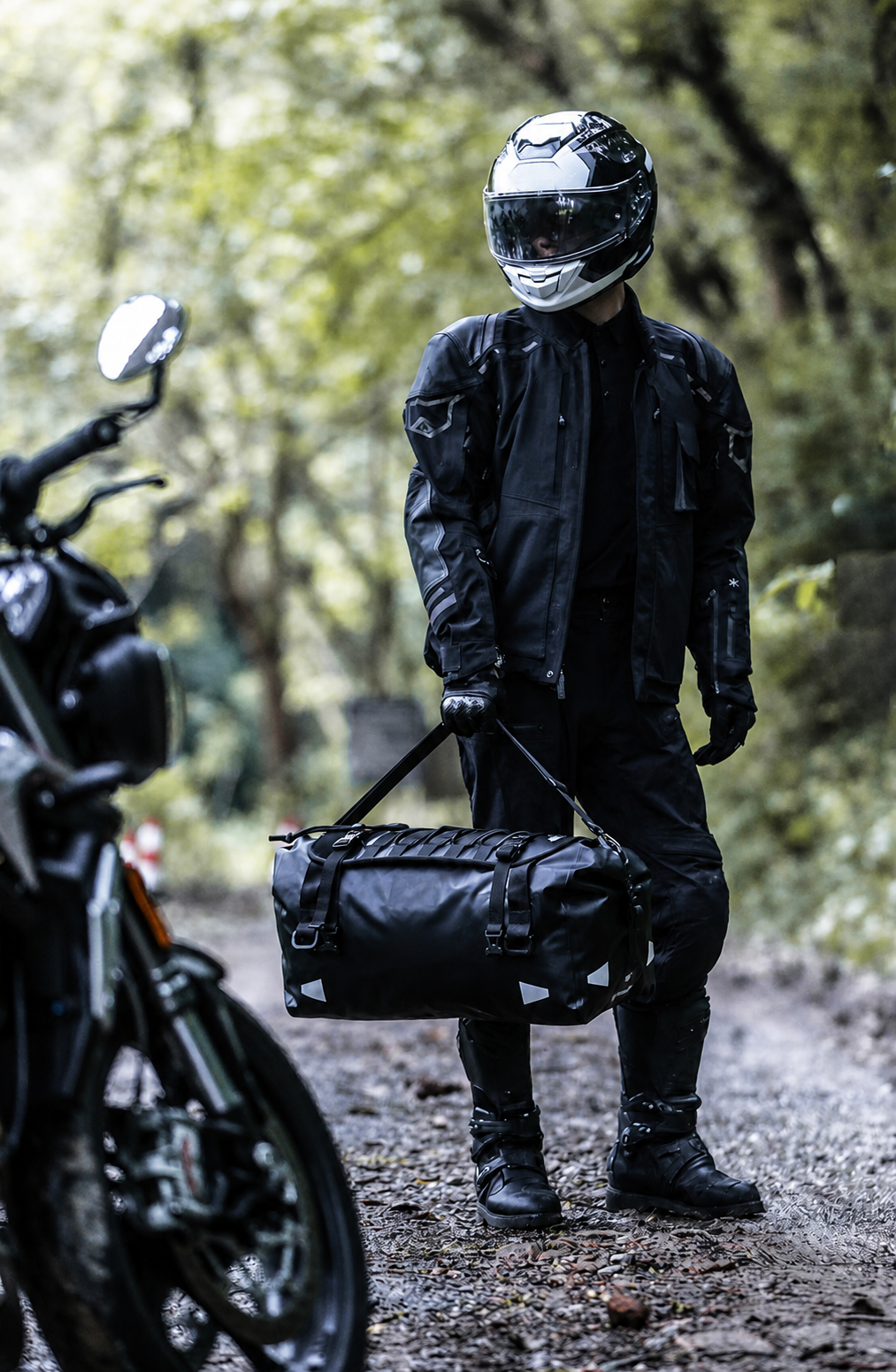 Bolsa Trasera Moto Rhinowalk 40L Impermeable - 15