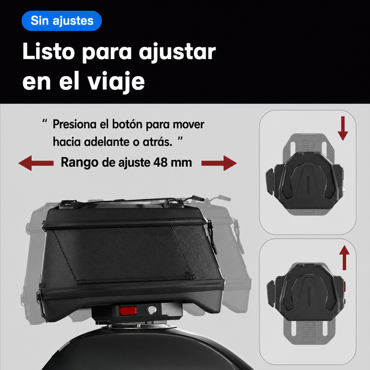Bolsa magnética para tanque de moto Rhinowalk - 3