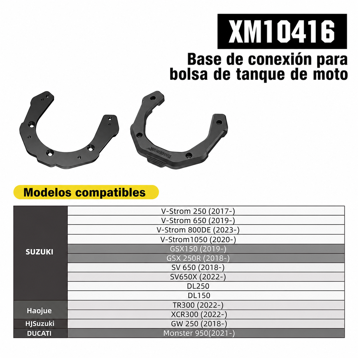 Bolsa magnética para tanque de moto Rhinowalk - 7