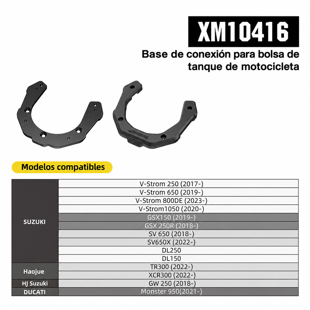 Bolsa magnética para tanque de moto Rhinowalk