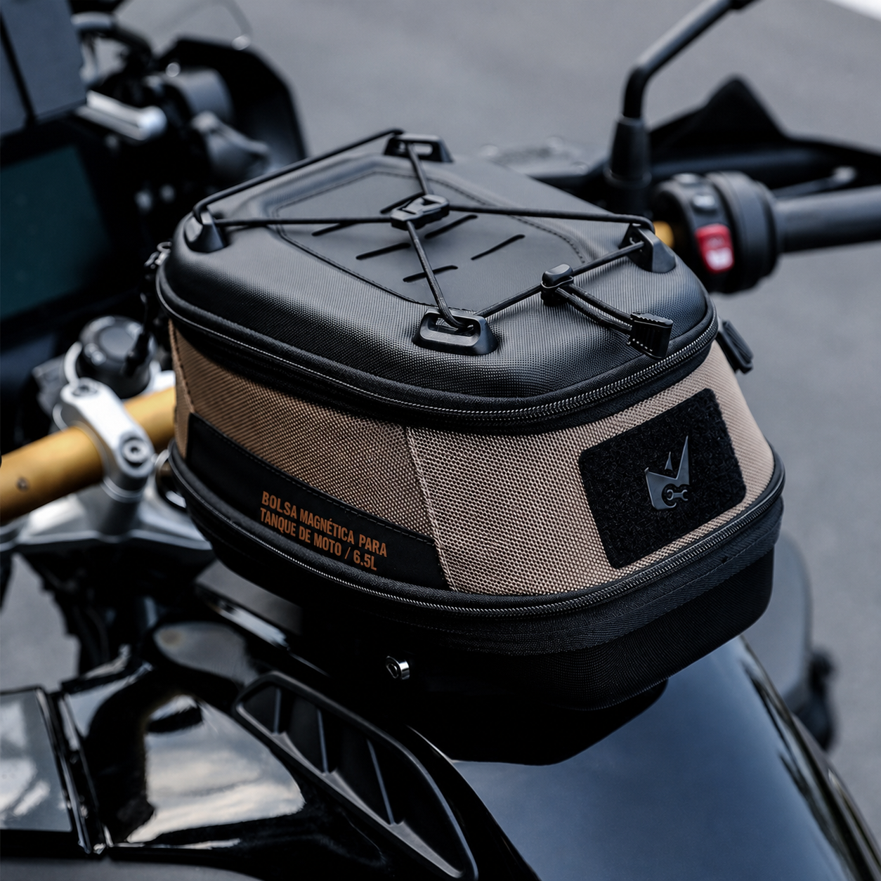 Bolsa magnética para tanque de moto Rhinowalk