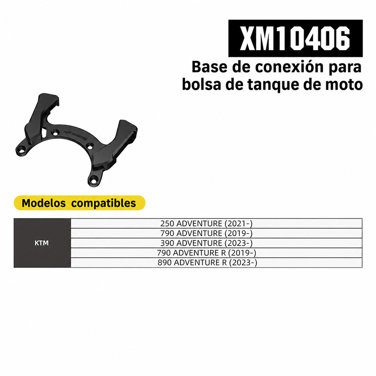 Bolsa magnética para tanque de moto Rhinowalk