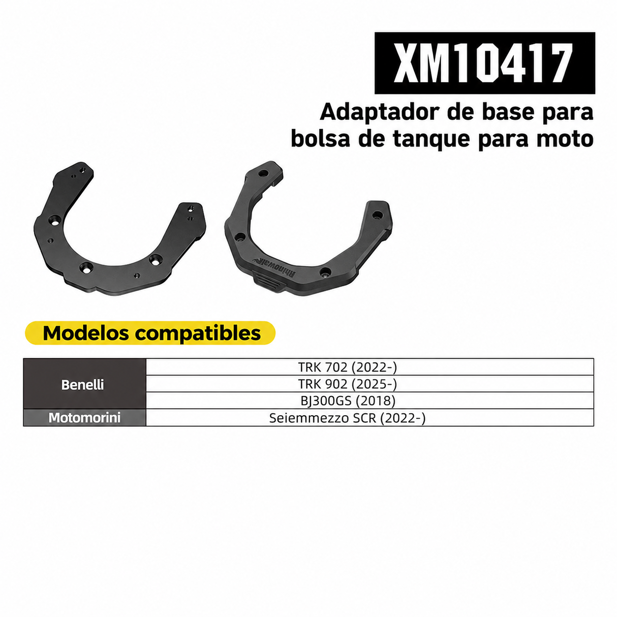 Bolsa magnética para tanque de moto Rhinowalk