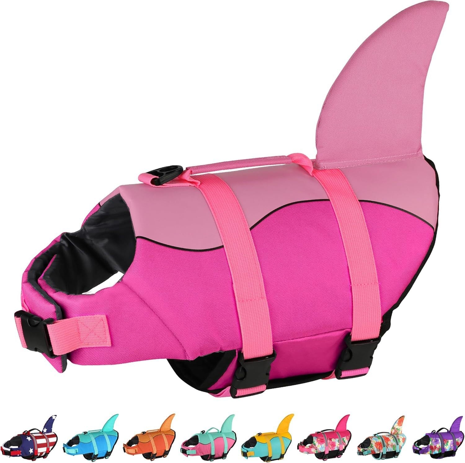 Chaleco Salvavidas para Perro Diseño Tiburón - 8