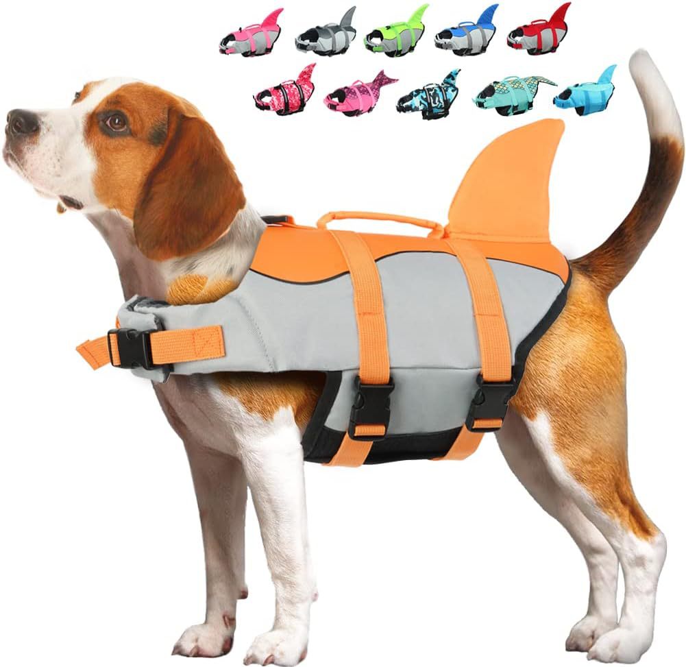 Chaleco Salvavidas para Perro Diseño Tiburón - 10