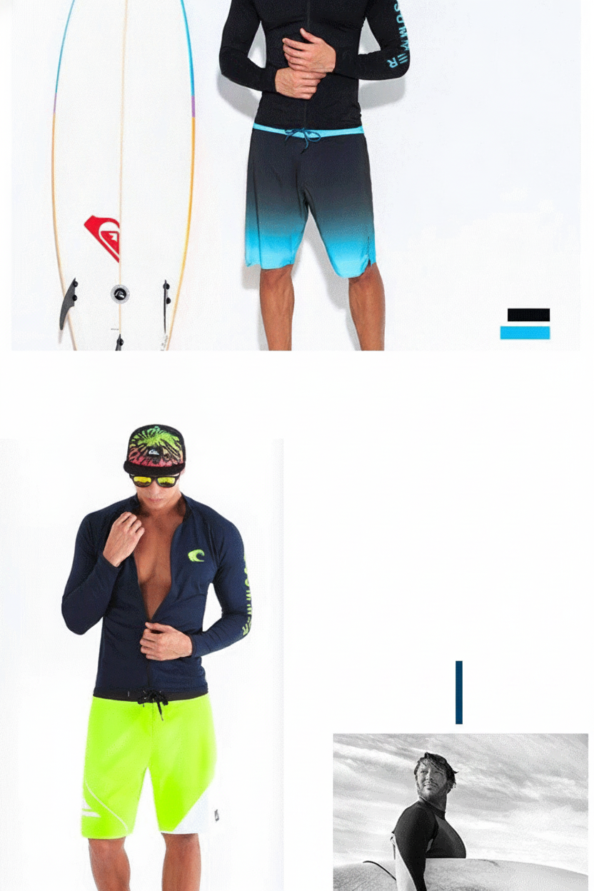 Traje de Surf y Buceo para Hombre Manga Larga - 14