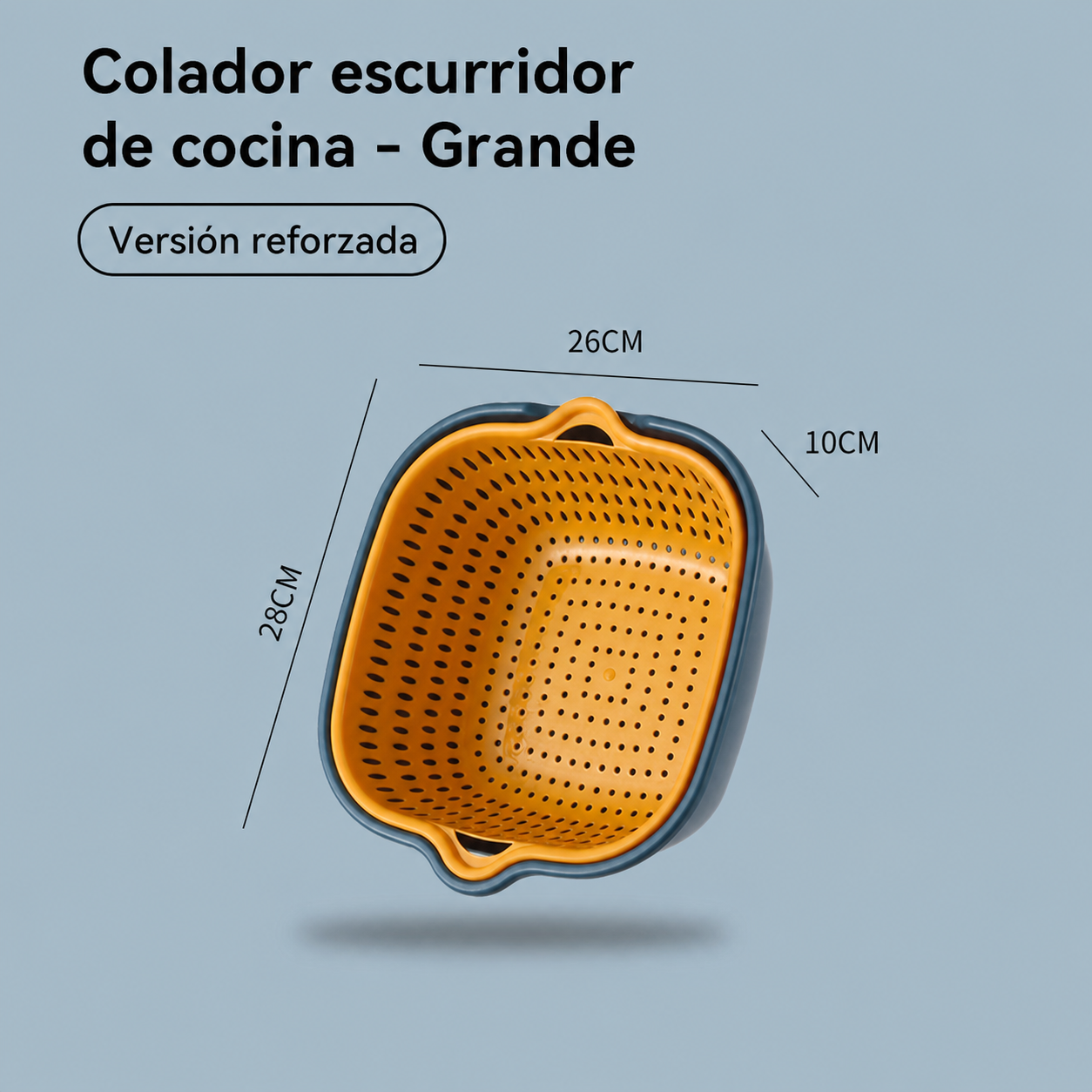 Colador Escurridor de Cocina Set Multiusos Plástico - 6