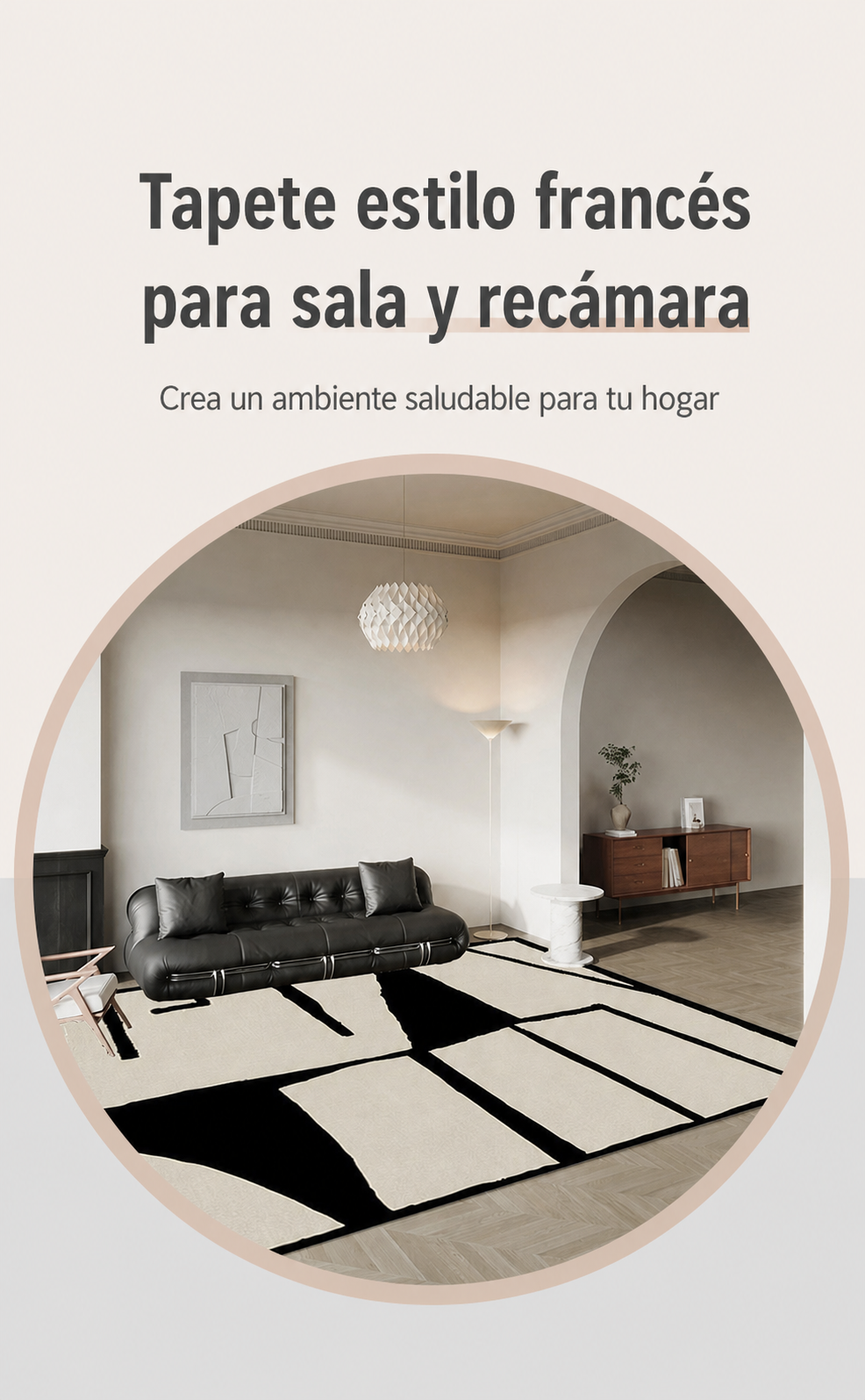 Tapete Estilo Francés para Sala y Recámara - 14