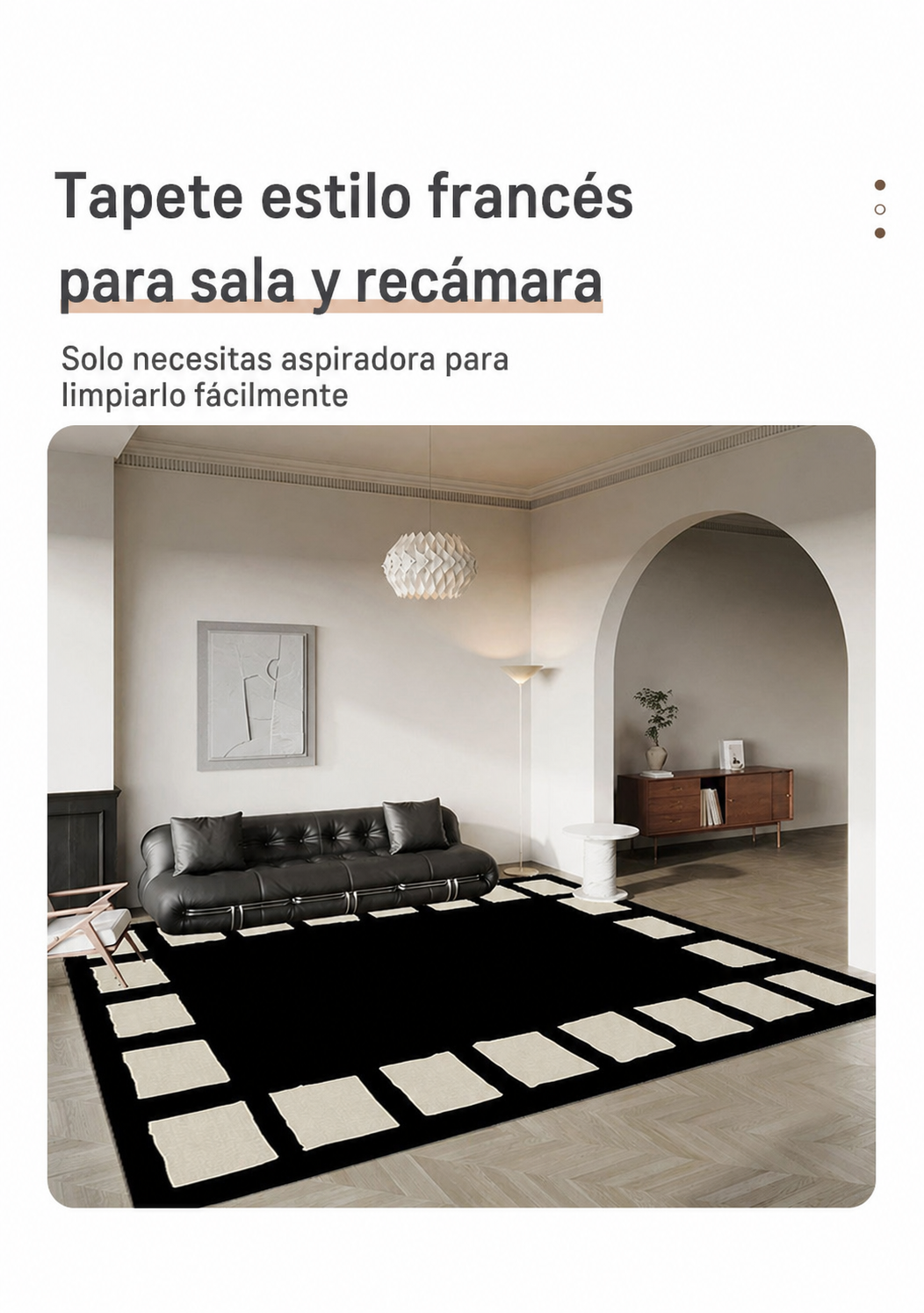 Tapete Estilo Francés para Sala y Recámara - 15