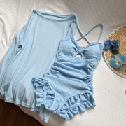 Traje de baño entero para mujer espalda descubierta - 1