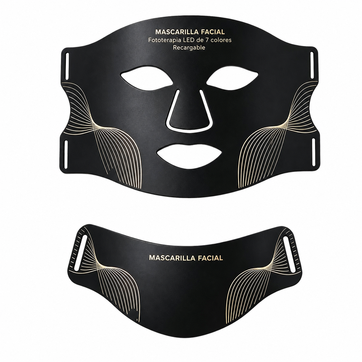 Mascarilla LED 7 colores fototerapia facial recargable - 5