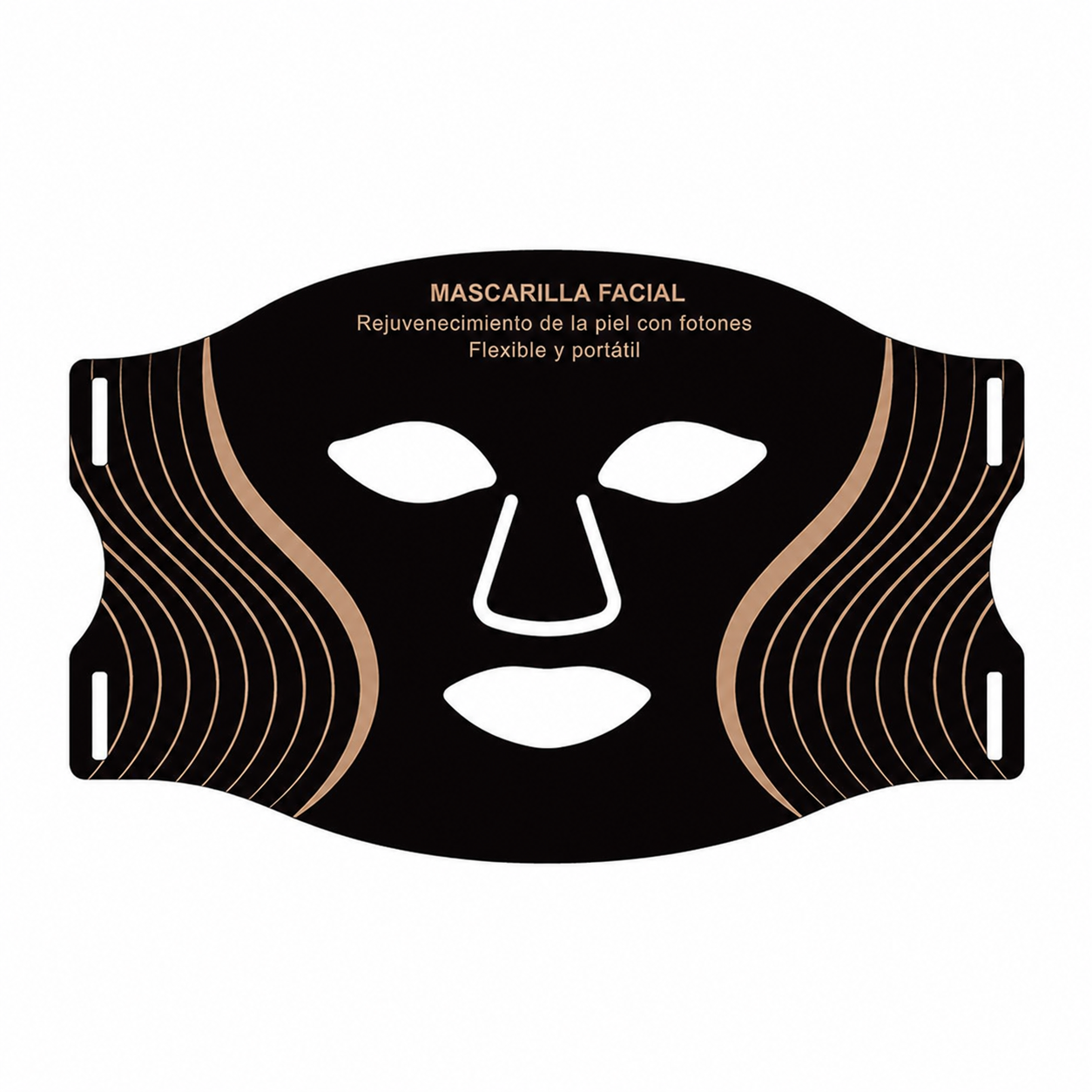 Mascarilla LED 7 colores fototerapia facial recargable - 6