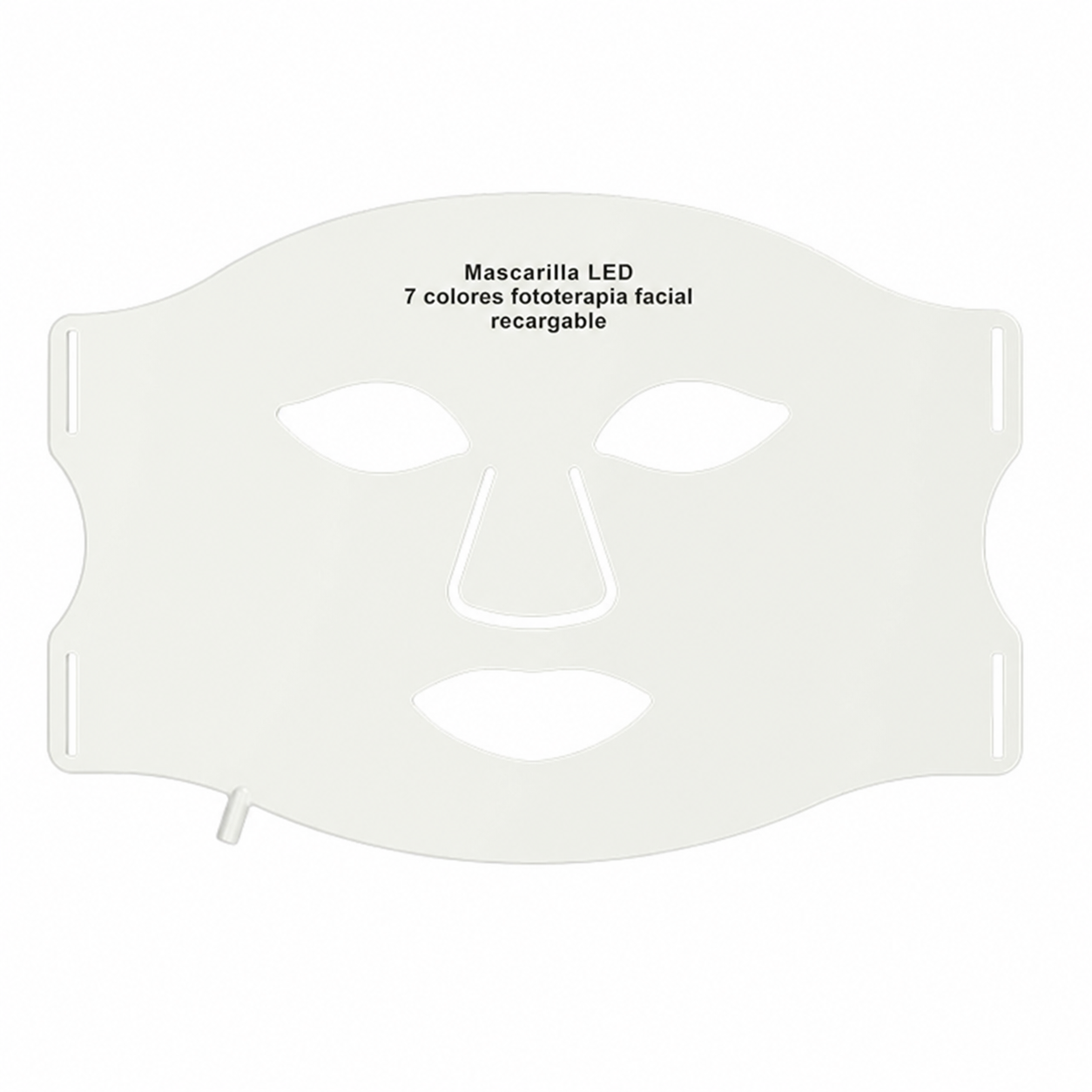 Mascarilla LED 7 colores fototerapia facial recargable - 7
