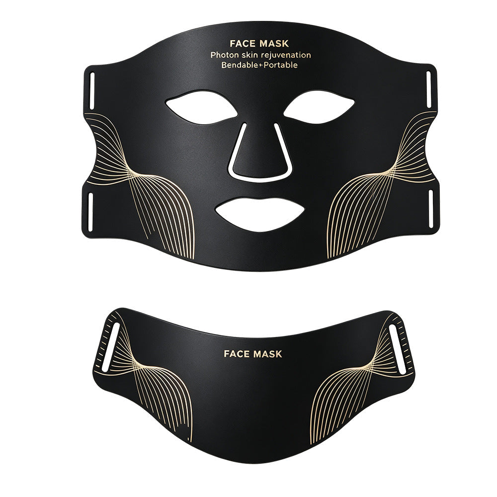 Mascarilla LED 7 colores fototerapia facial recargable