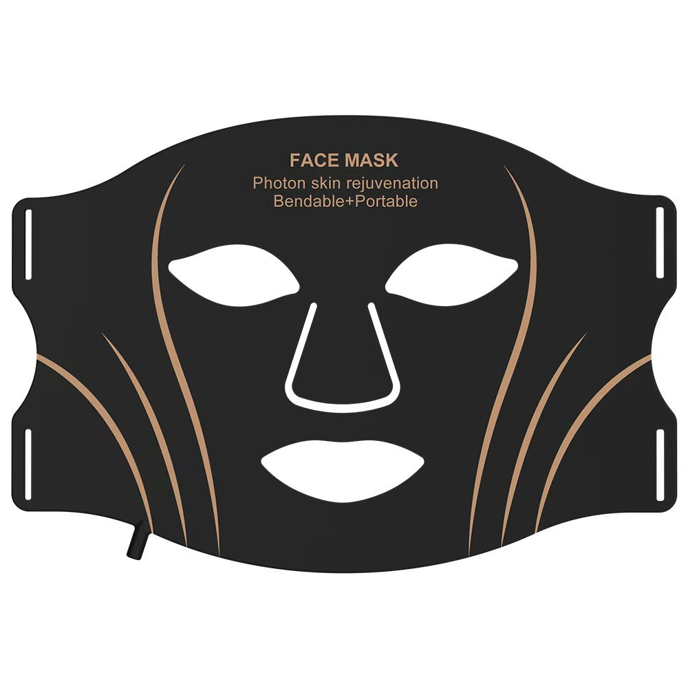 Mascarilla LED 7 colores fototerapia facial recargable