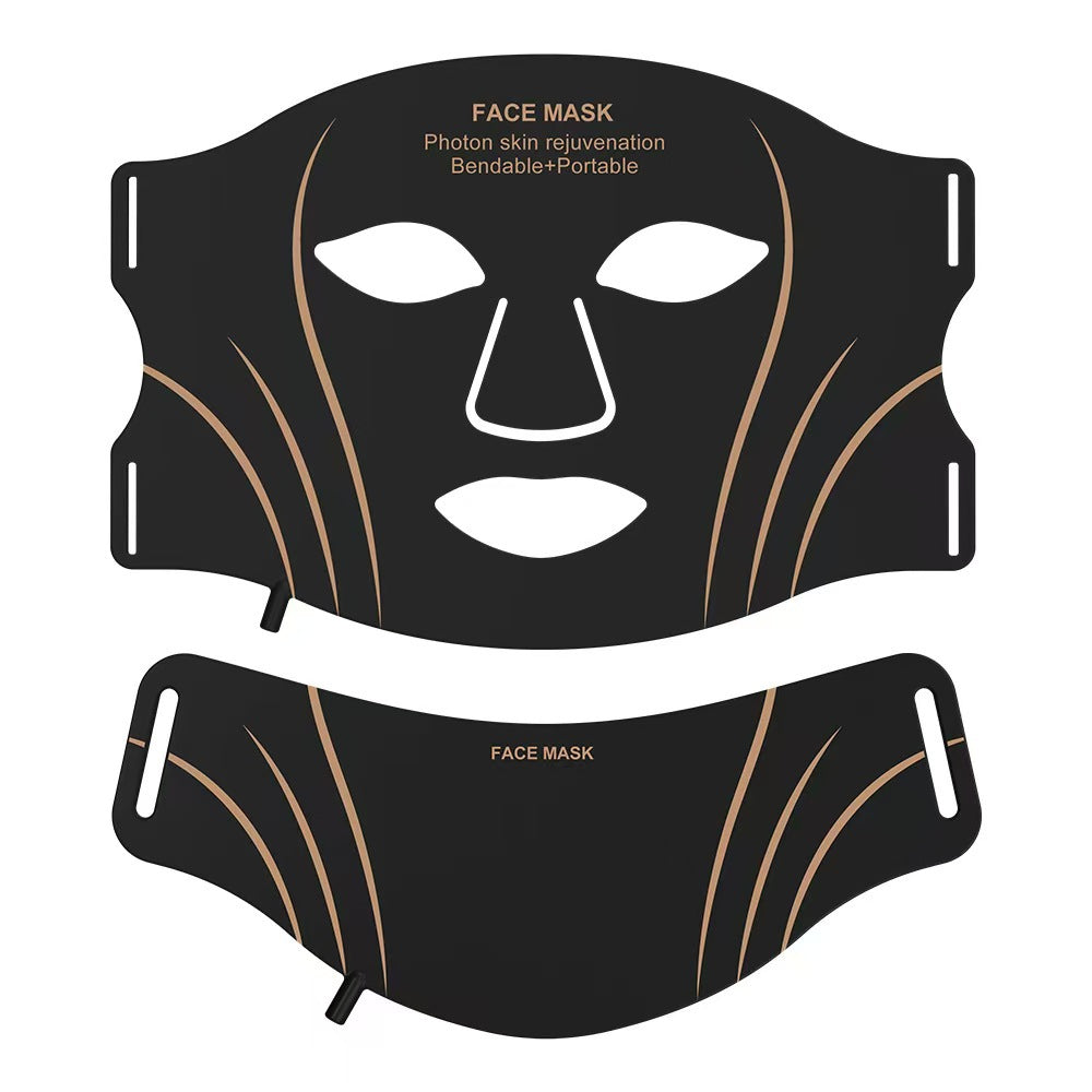 Mascarilla LED 7 colores fototerapia facial recargable