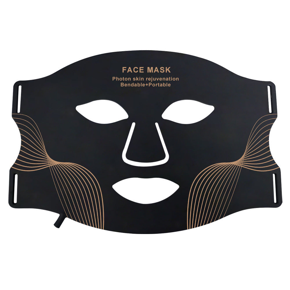 Mascarilla LED 7 colores fototerapia facial recargable