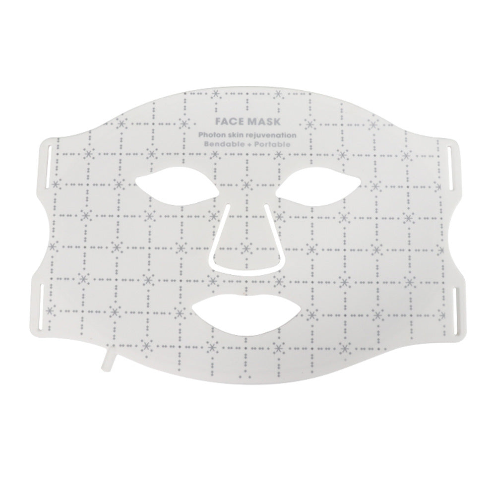 Mascarilla LED 7 colores fototerapia facial recargable